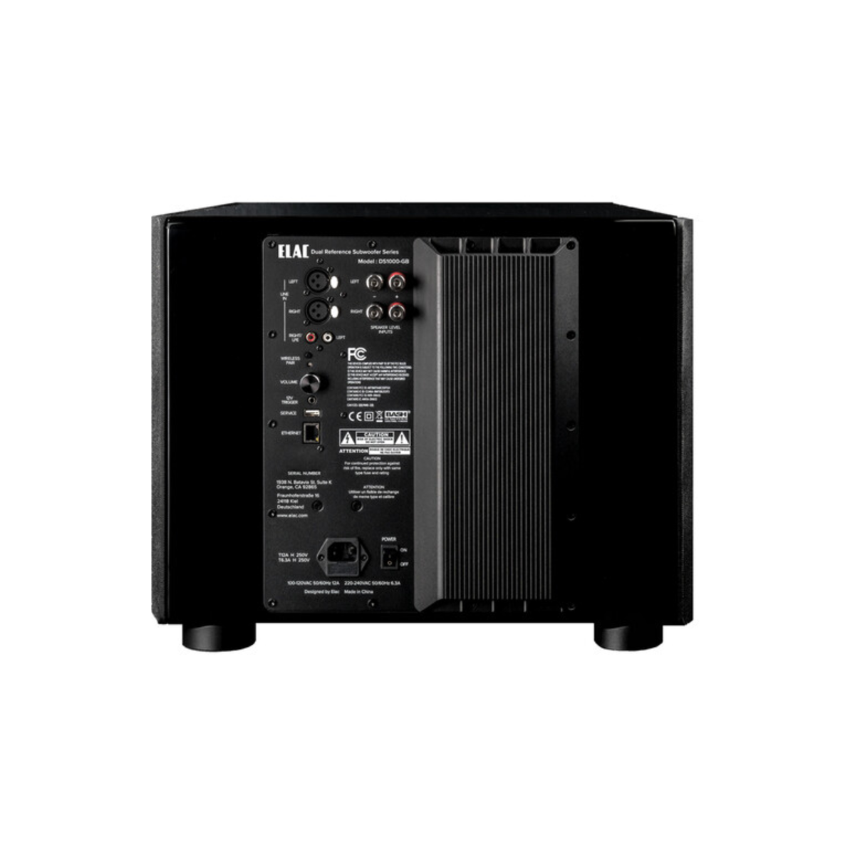 Elac Varro DS1000 Dual Reference -  10 Inches 2000W Premium Powered Subwoofer