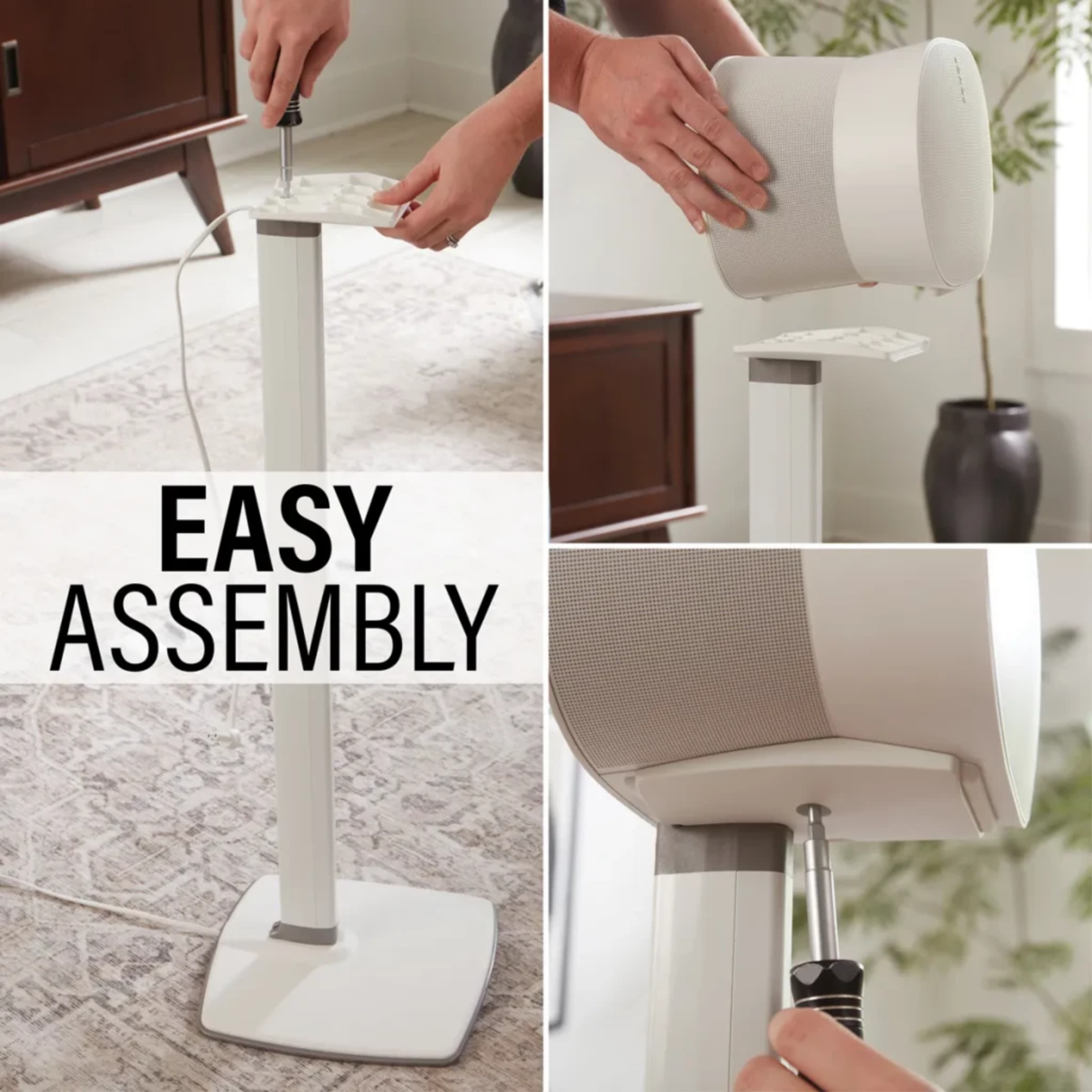 Sanus WSSE3A1 Speaker Stand for Sonos Era 300 (White) (Each)