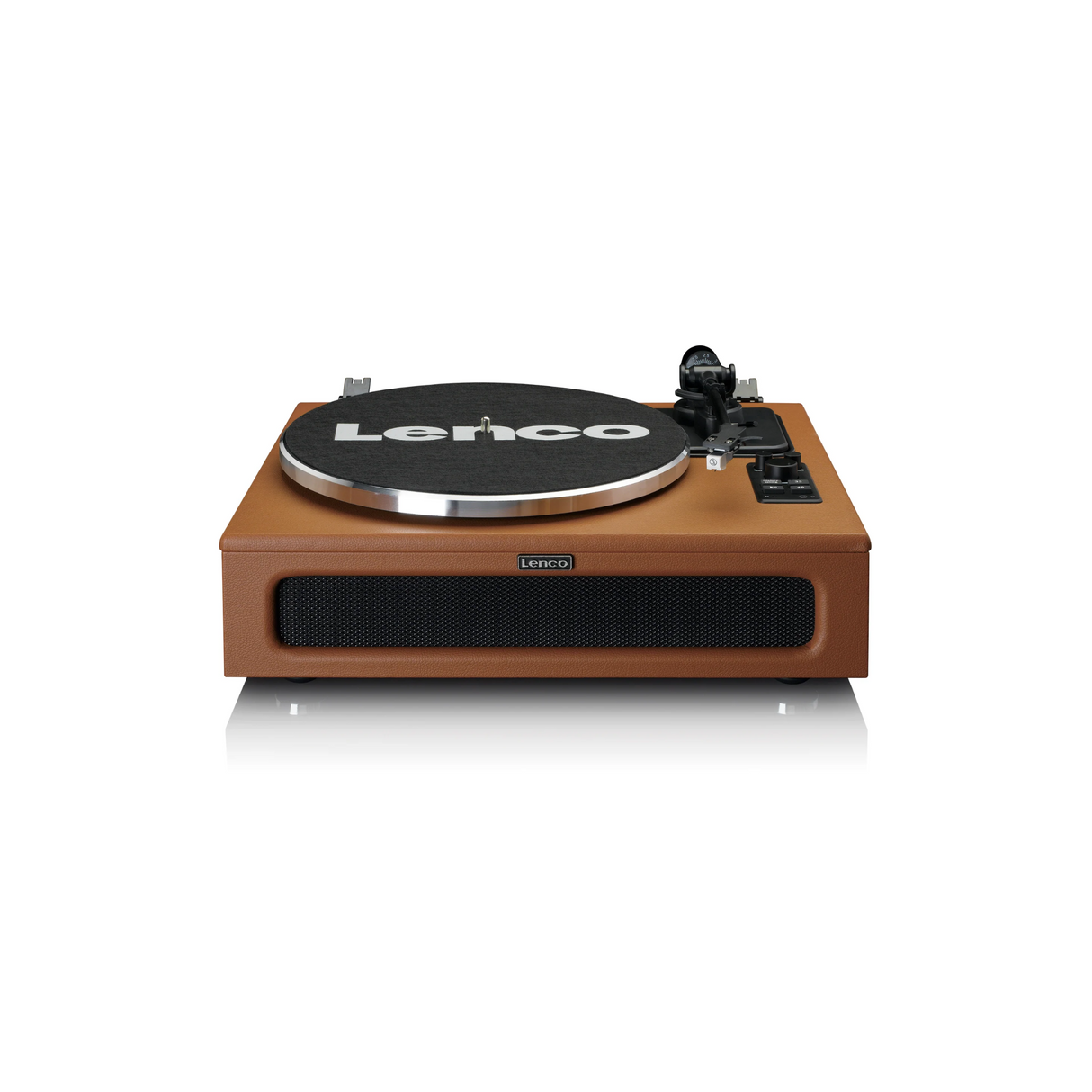 Lenco LS-430BN - Record Player with built-in speakers (Brown)