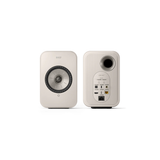 KEF LSX II LT Wireless Streaming Powered/Active Bookshelf Speaker (Pair) (Stone White)