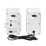 Edifier QR30 2.0 Powered Active Bookshelf Speaker with USB (White)