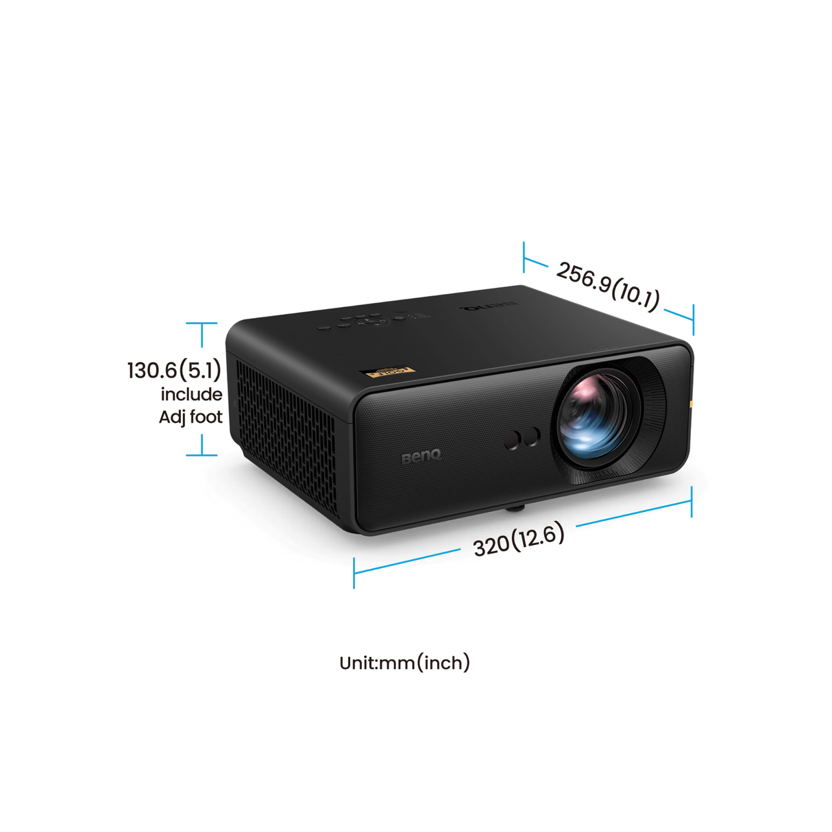 BenQ AH500ST - 4000 Lumens Short Throw Full HD Laser Projector (Golf Simulator Projector)