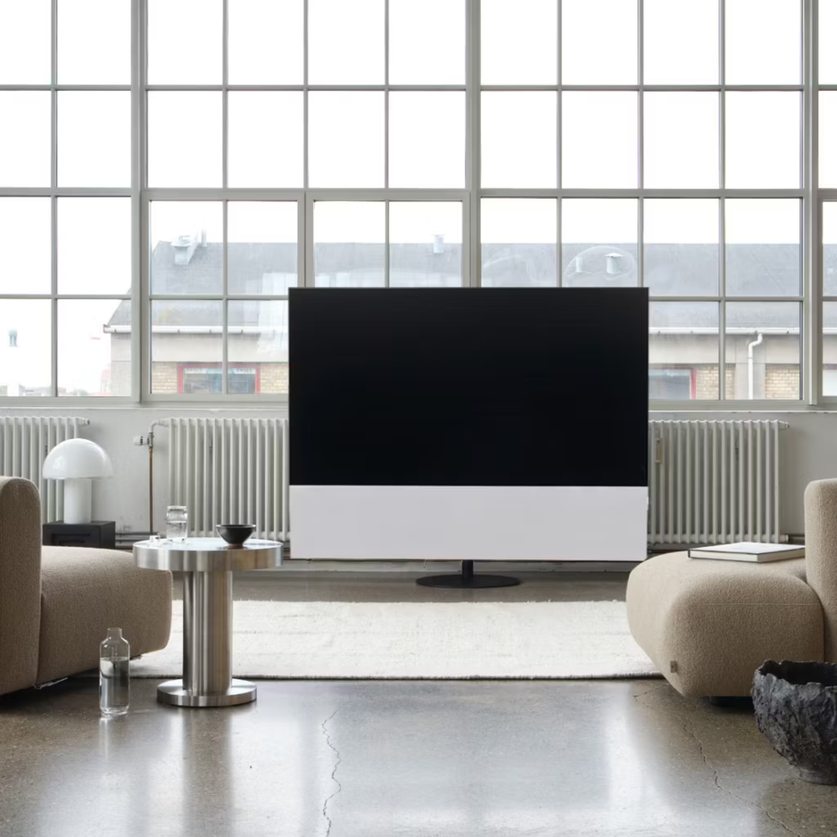 Canvas 83'' Soundbar (Fabric Finish, Light Grey)