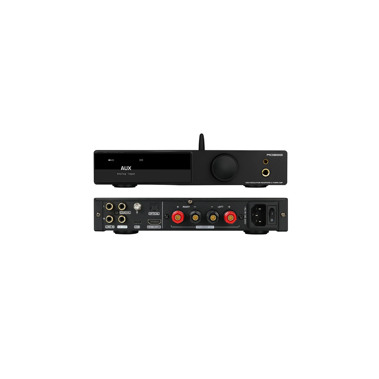SMSL AO300 - High-performance CS43131 Chip Desktop DAC & Amplifier (Silver)