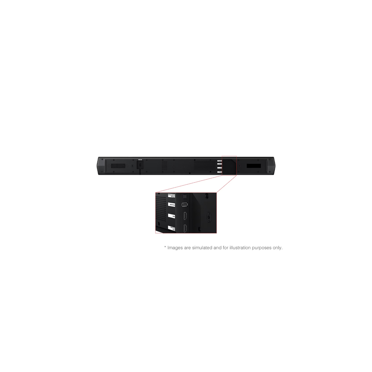 Samsung HW-B750F Soundbar - 5.1 Channel DTS Virtual: X Soundbar with wireless Subwoofer 400W
