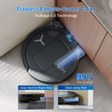 Ecovacs DEEBOT T80 Omni - 2 in 1 Robot Vacuum Cleaner & Mop, 18000 Pa, 6400 mAh Battery, OZMO Roller Real-Time Mop Washing, Self-Emptying, Hot Air Drying, AI ReMop 2.0