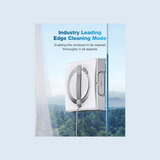 Ecovacs Winbot Omni - Portable Window Cleaning Robot,Intelligent Cleaning with Three-Nozzle Wide-Angle Spray Technology,Win SLAM 4.0 Path Planning,Deep Edge Cleaning,5500Pa Suction Power