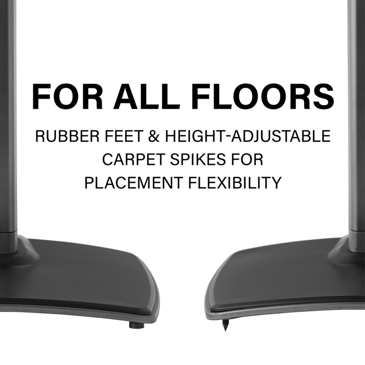 Sanus WSS52 Speaker Stand for Sonos Five Speakers (Black) (Each)