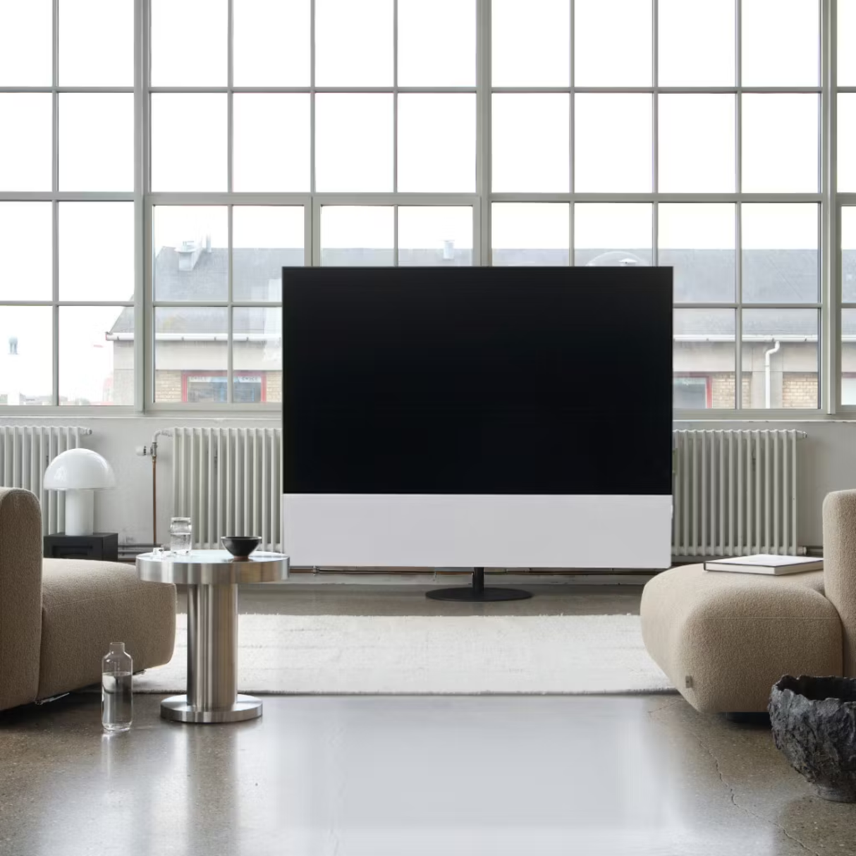 Canvas 85'' Soundbar (Fabric Finish, Light Grey)