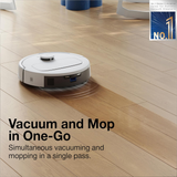 Ecovacs DEEBOT N30 Plus - 2 in 1 Robot Vacuum Cleaner & Mop (Multi-Cyclone Auto-Empty Station, 10000 Pa Suction, 5200mAh