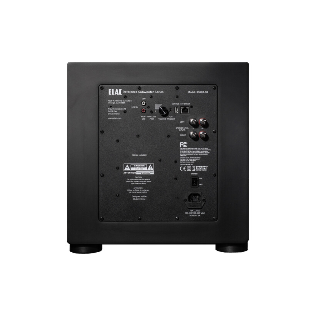 Elac Varro Reference RS500 -  10 Inches 1000W Premium Powered Subwoofer