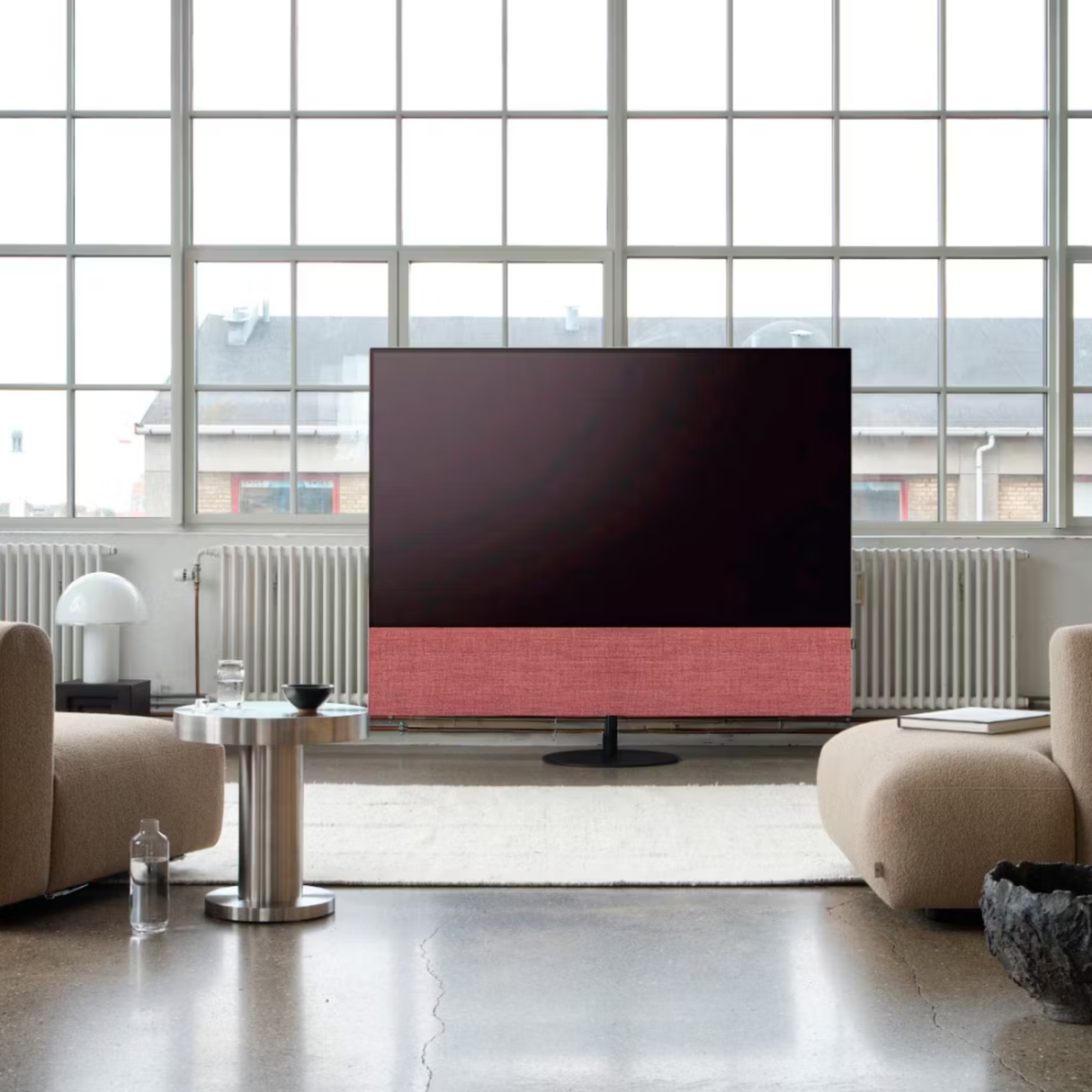 Canvas 85'' Soundbar (Fabric Finish, Burnt Umber)