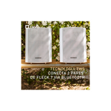Thonet & Vander Fleck 7 - Active Indoor/Outdoor Waterproof Bluetooth Enabled On-Wall Speaker  (Pair) (White)