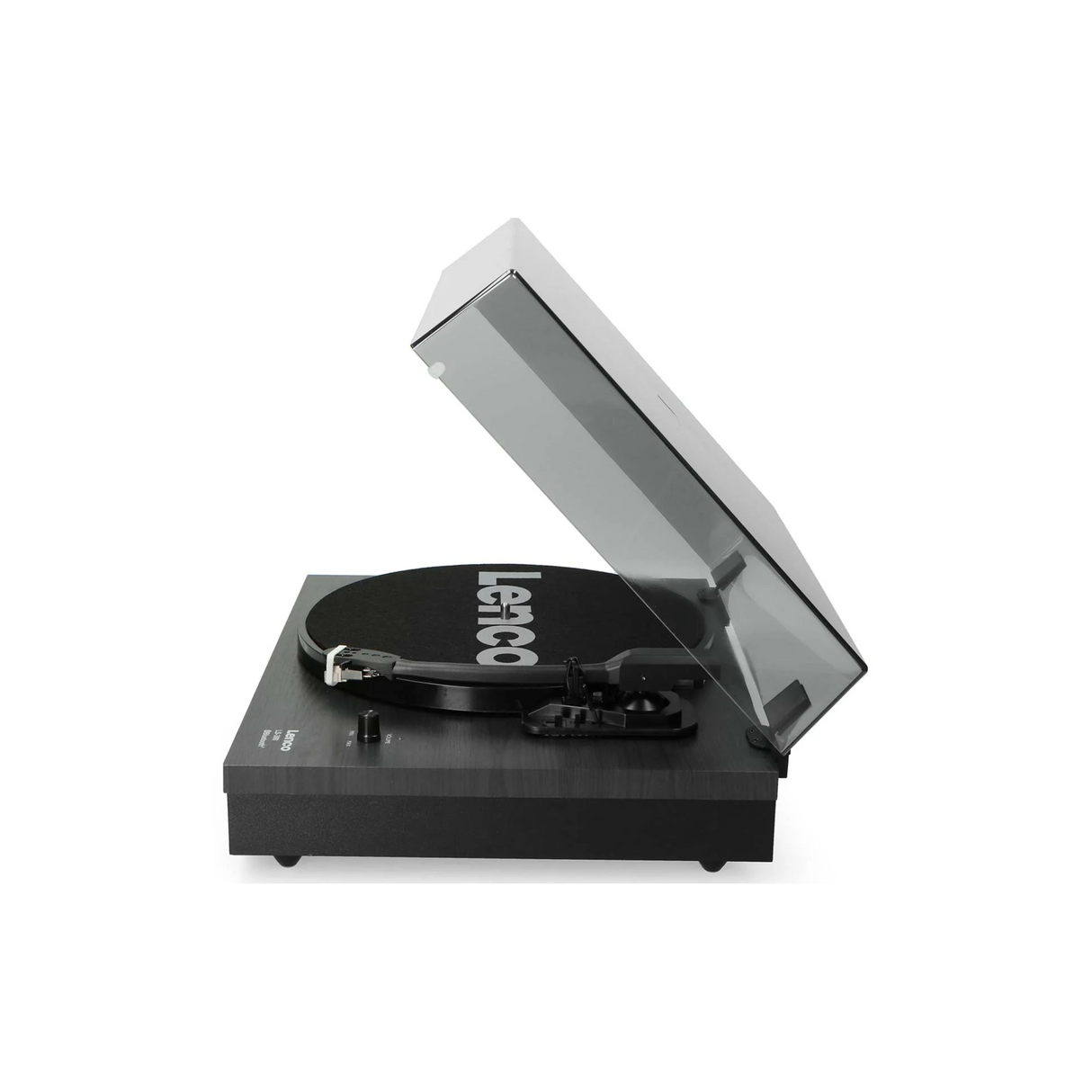 Lenco LS-300BK - Record Player with Bluetooth and two Bookshelf speakers (Black)