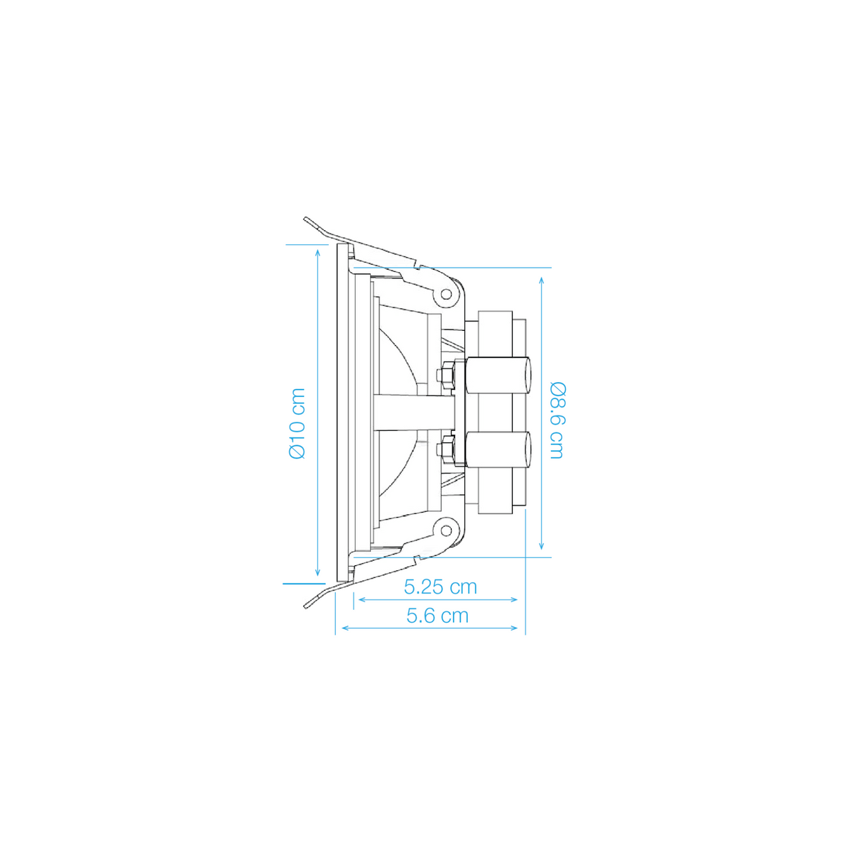 Pure Acoustics RIFT 013  - 3'' 50W In-Ceiling Speaker (Pair)