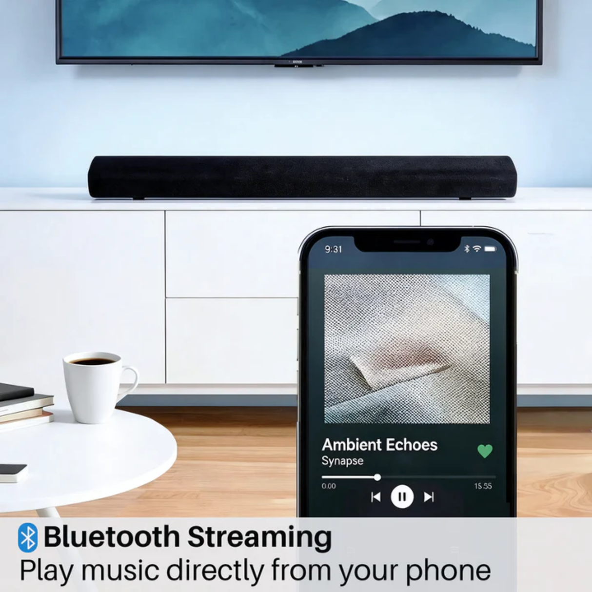 Platin Milan 5.1.4 - Wireless Dolby Atmos Soundbar with Subwoofer