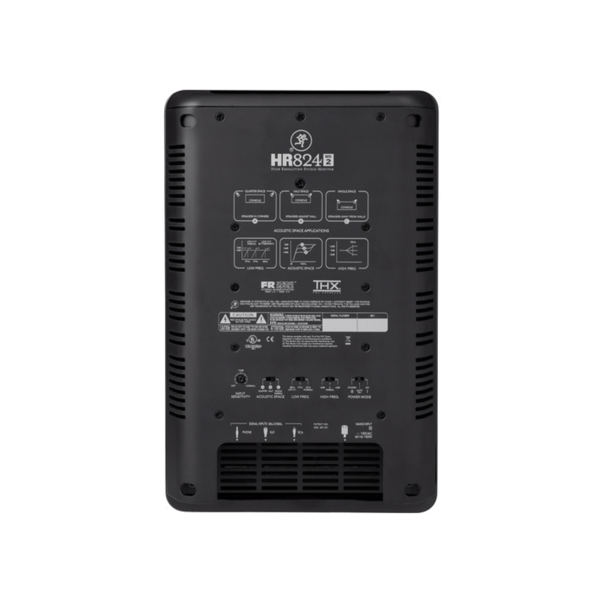 Mackie HR824MK2 - 8 Inches 2-Way Powered Studio Monitor Speaker (250 Watts)(Each) (Black)