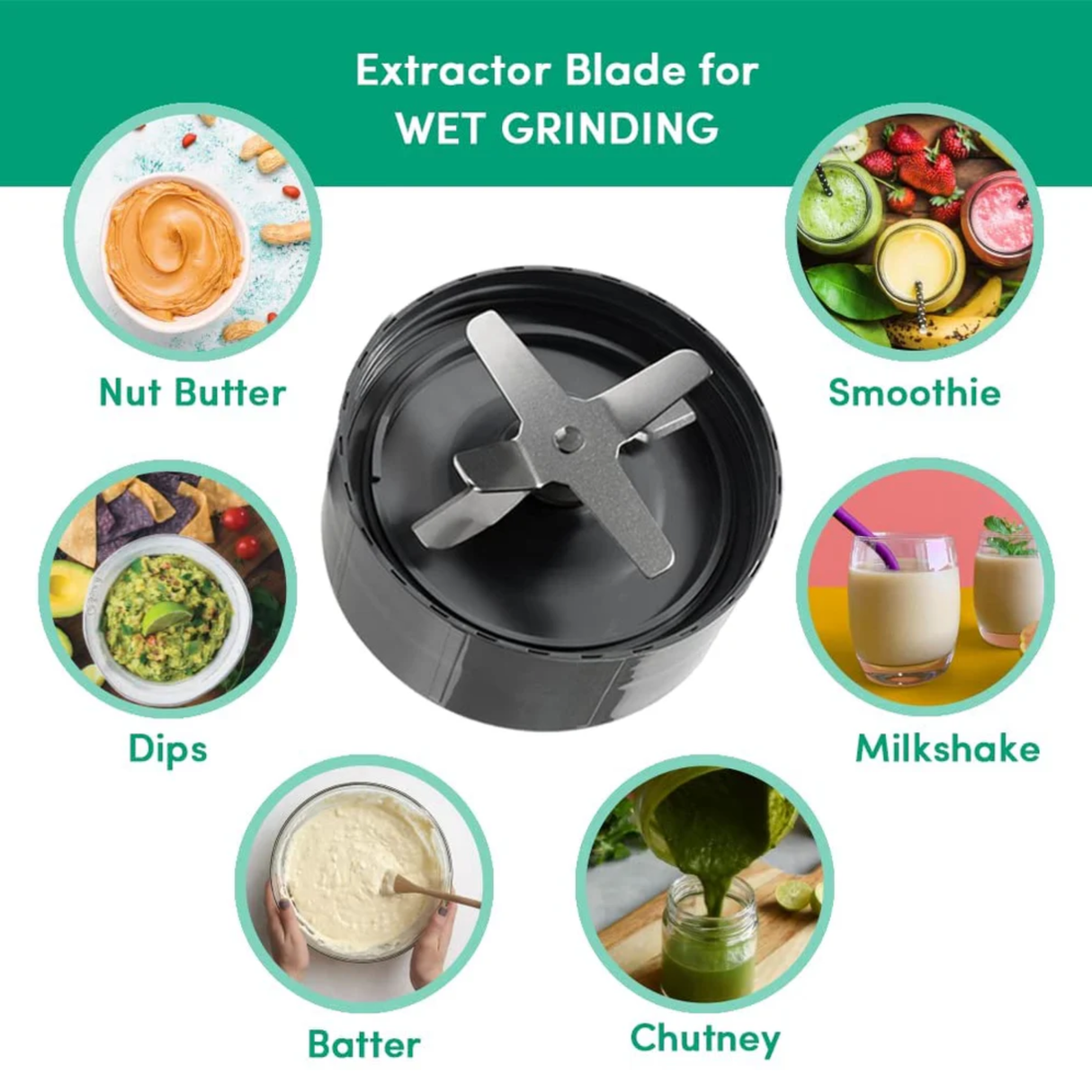 Nutribullet Pro Blender High-Speed Nutrient Extractor - 900W Black with 3 Unbreakable Jars & 2 Blade Set (Wet & Dry) (Black)
