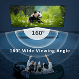 Fscreen Aura - Fresnel Grey ALR Ultra Short Throw Projection Screen Fixed Frame Screen 150 Inches