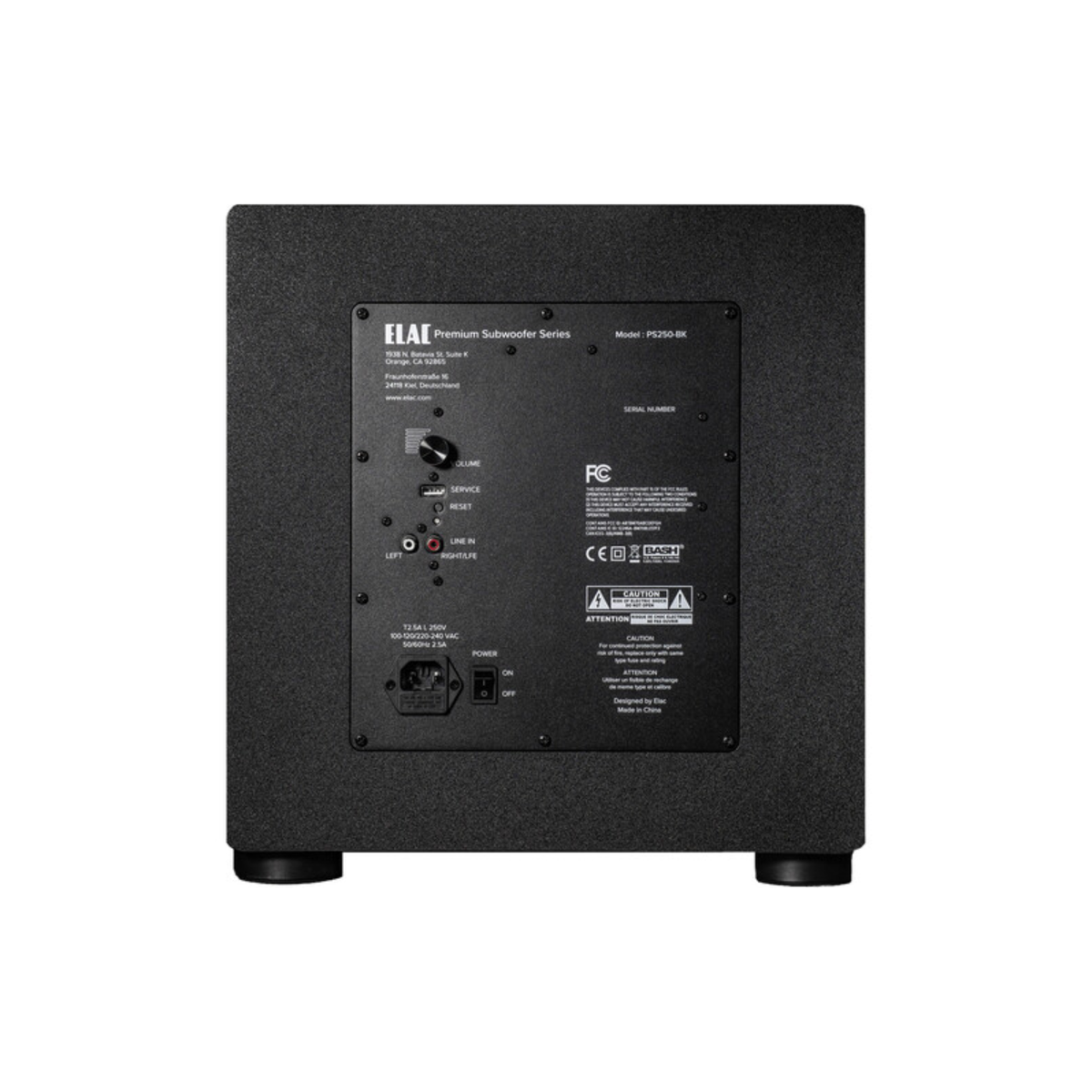 Elac Varro PS250 -  10 Inches 500W Premium Powered Subwoofer