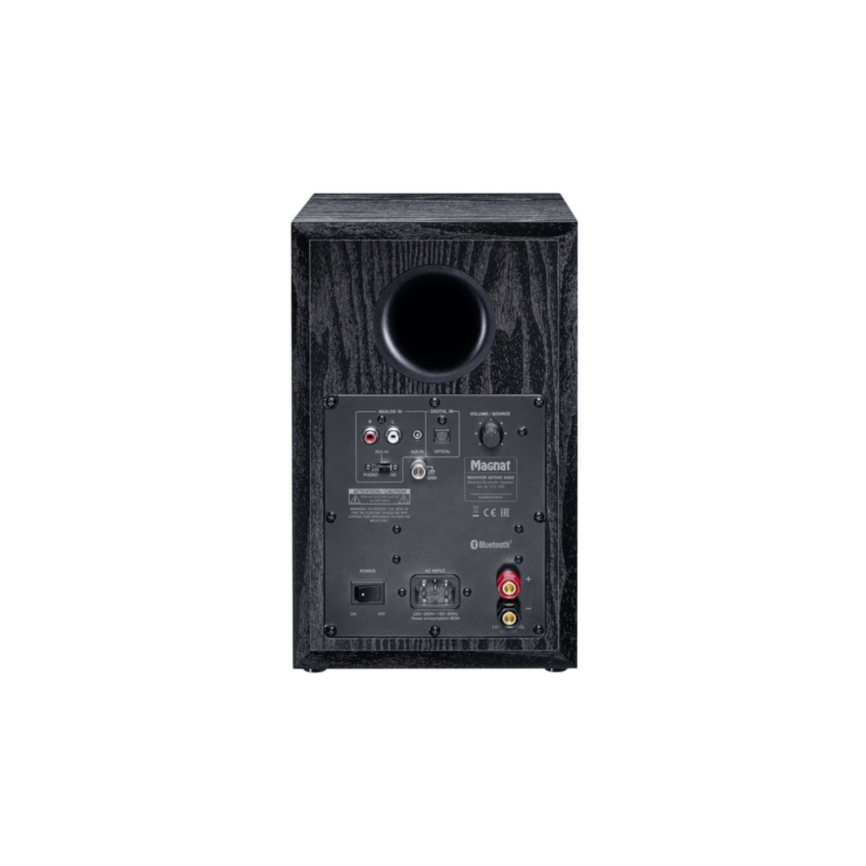 Magnat Monitor Active 2000 - 2 Way Active Bluetooth Powered Bookshelf Speaker (Pair)