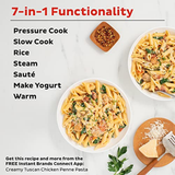 Instant Pot Essential 6QT (5.7L) 9-in-1 Electric Pressure Cooker, SS304 Stainless Steel Inner Pot, Original USA Brand, Slow Cook, Sauté, Steam, Cook Rice & Sous Vide