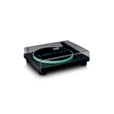 Lenco LS-50LED BK - Record Player with PC encoding, speakers and lights (Black)