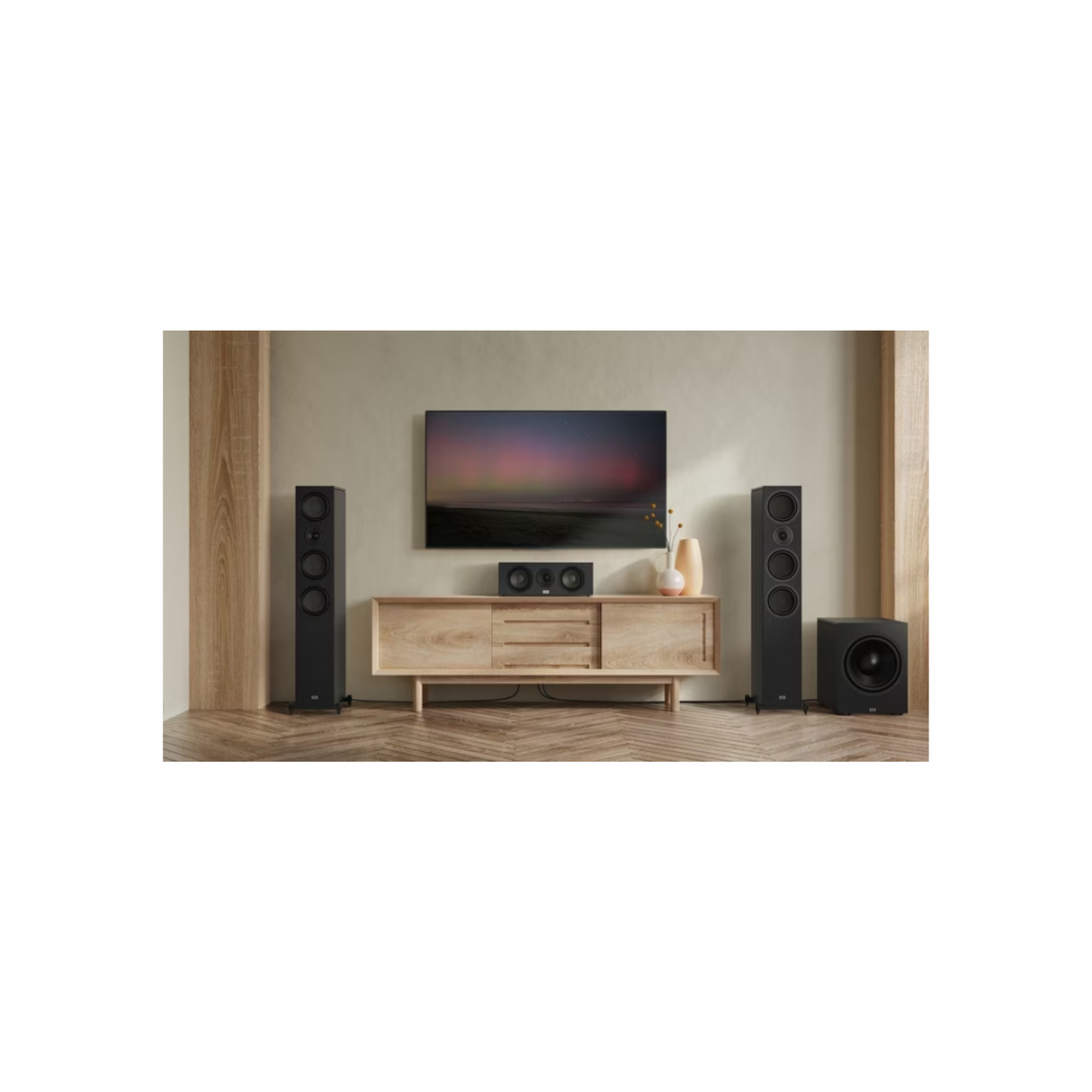 Heco Aurora XT 700 - 3-Way Floor Standing Speaker (Pair) (Black)
