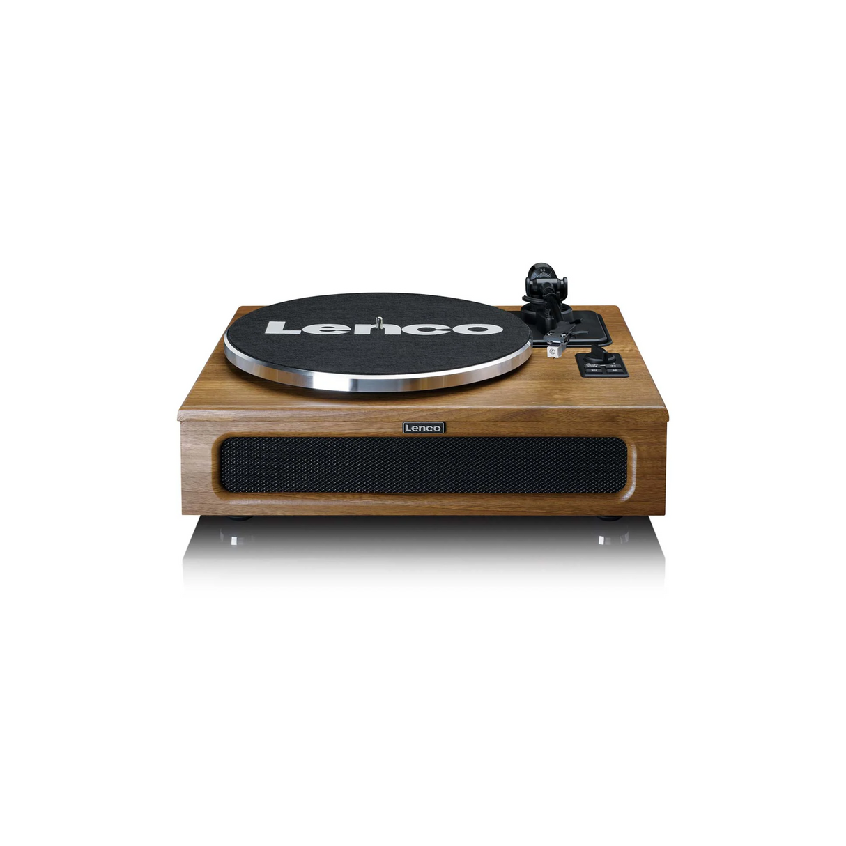 Lenco LS-410WA - Record Player with 4 built-in speakers (Wood)