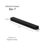 Sony Bravia Theatre Bar 7 (HT-A7100) with 360 spatial sound Mapping,IMAX,Dolby Atmos/DTSx Soundbar with Wireless Subwoofer SA-SW3 & Rear Speaker SA-RS5