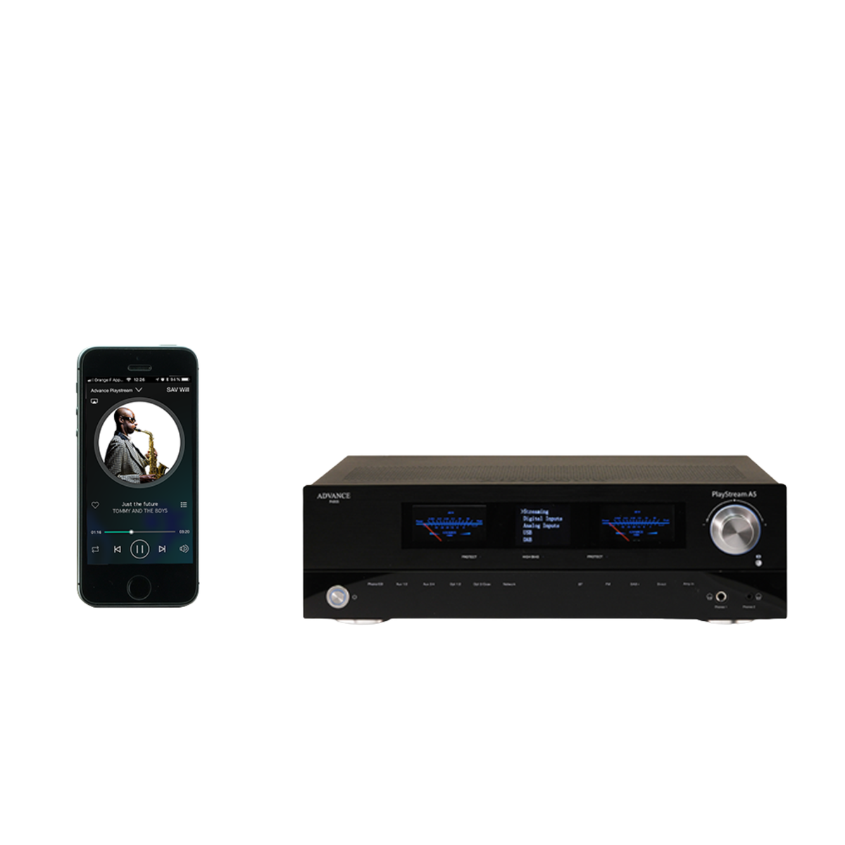 Advance Paris PlayStream A5 - Network Streaming Integrated Amplifier