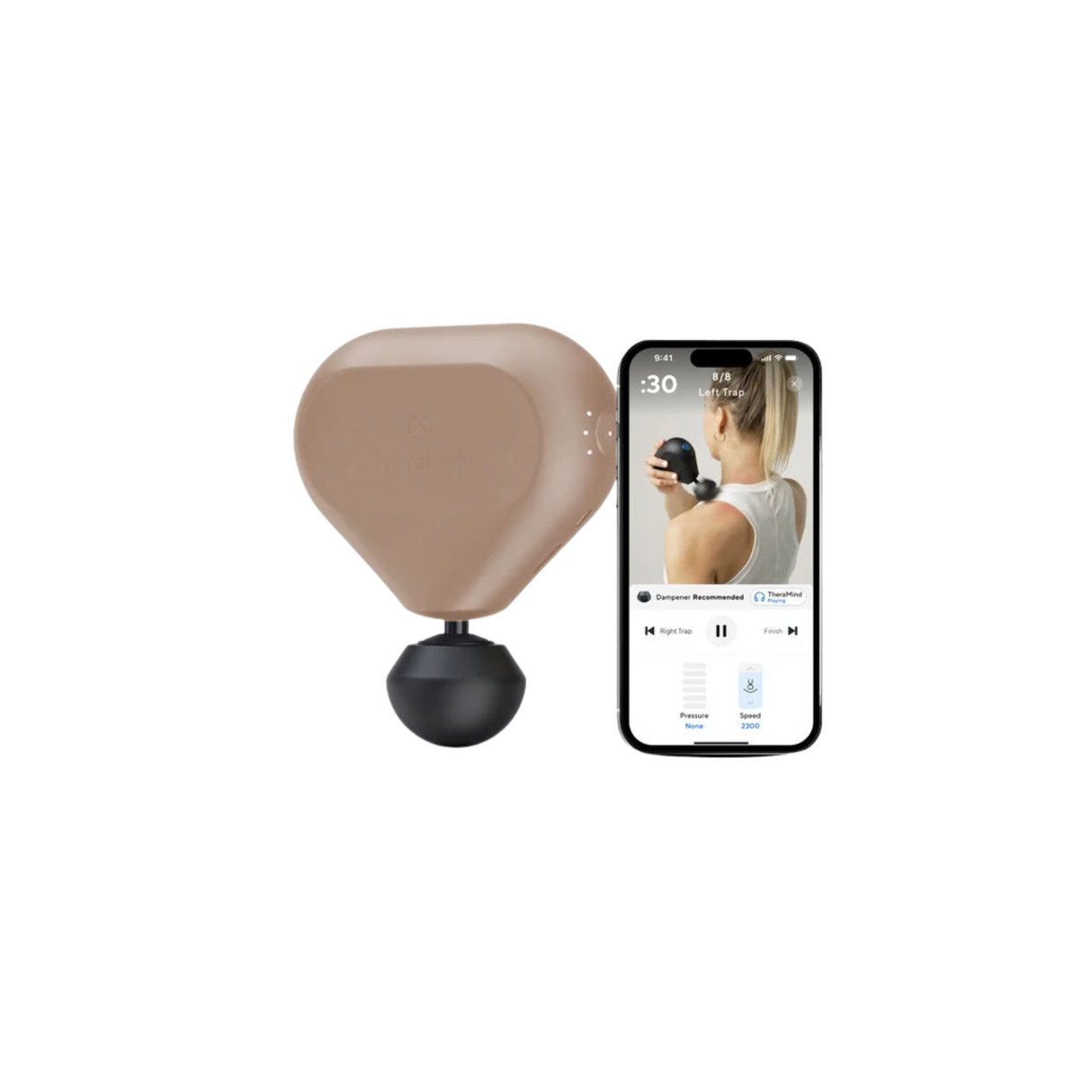 Theragun Mini 2.0 Massage Gun - Portable Percussion Massager with QuietForce Technology (Black)
