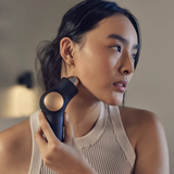 Therabody TheraFace Hot & Cold Rings - Handheld Facial Massage Device, Compact Electric Face and Skin Care Therapy Tool - 8-in-1 Treatment with Microcurrent and LED Light Therapy (Black)