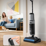 Tineco Floor ONE i5 Stretch Plus 2 - Smart Cordless Wet & Dry Vacuum Cleaner & Mop for Hard Floors, 180° Flat Design, Clean Tough Stains & Pet Hair, Patented iLoop, Self-Cleaning Brush