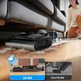 Tineco Floor ONE i5 Stretch Plus 2 - Smart Cordless Wet & Dry Vacuum Cleaner & Mop for Hard Floors, 180° Flat Design, Clean Tough Stains & Pet Hair, Patented iLoop, Self-Cleaning Brush