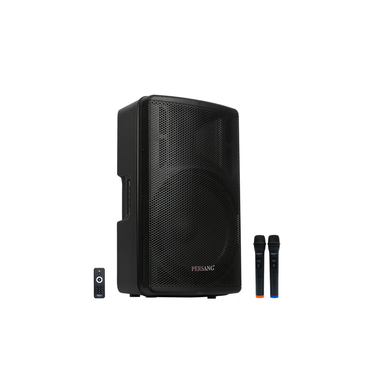 Persang Baretone MAX 15R - 15 Inches Powered Speaker with DSP, Bluetooth, USB, SD Card, Dual Mic Support