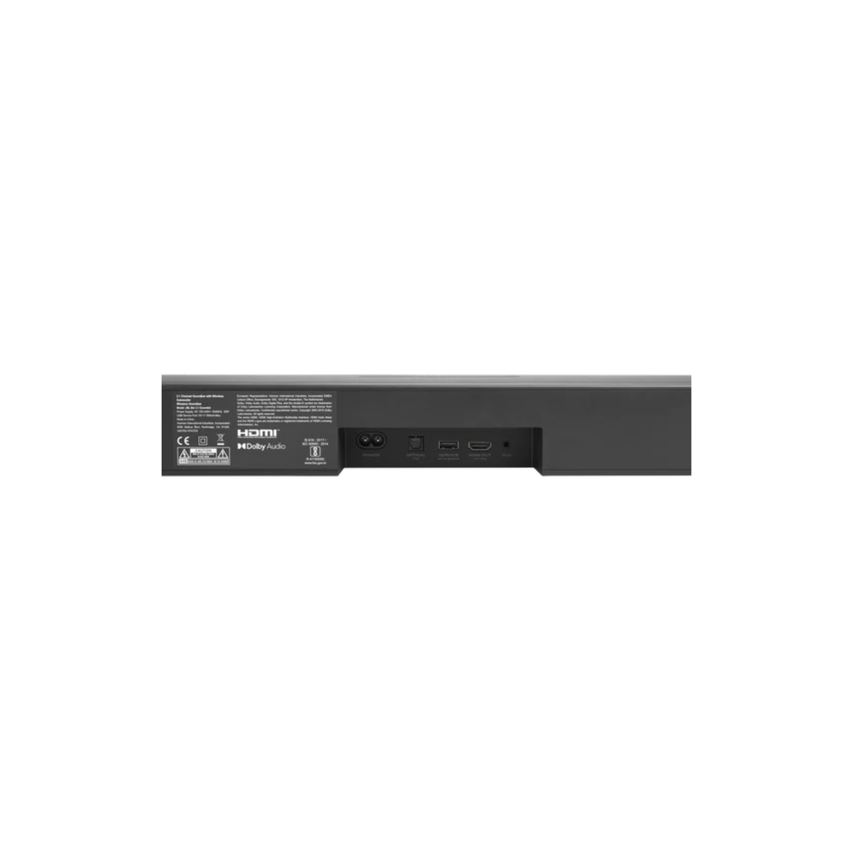 JBL Bar 2.1 Essential  - 440W 2.1 Channel Dolby Digital Soundbar System