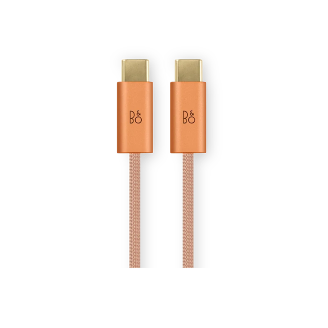 Bang & Olufsen BeoSound H100 - Ultimate Over-Ear Headphones Optimised for Dolby Atmos (Sunset Apricot)