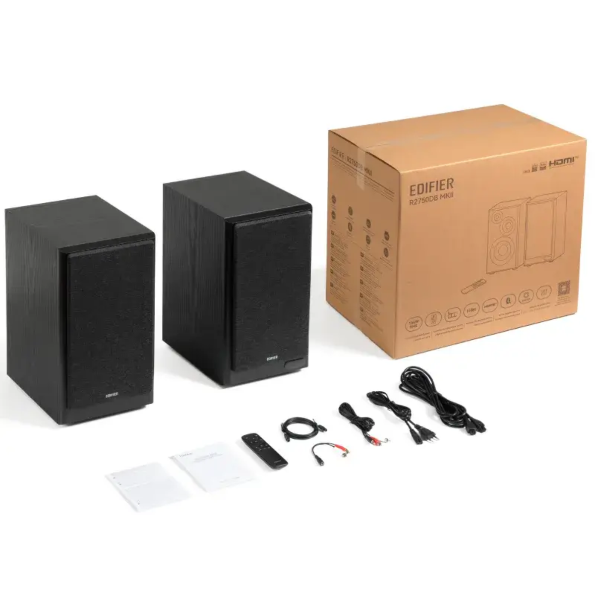 Edifier R2750DB MKII 144 Watts 5'' Wireless Powered Bookshelf Speaker (Black)