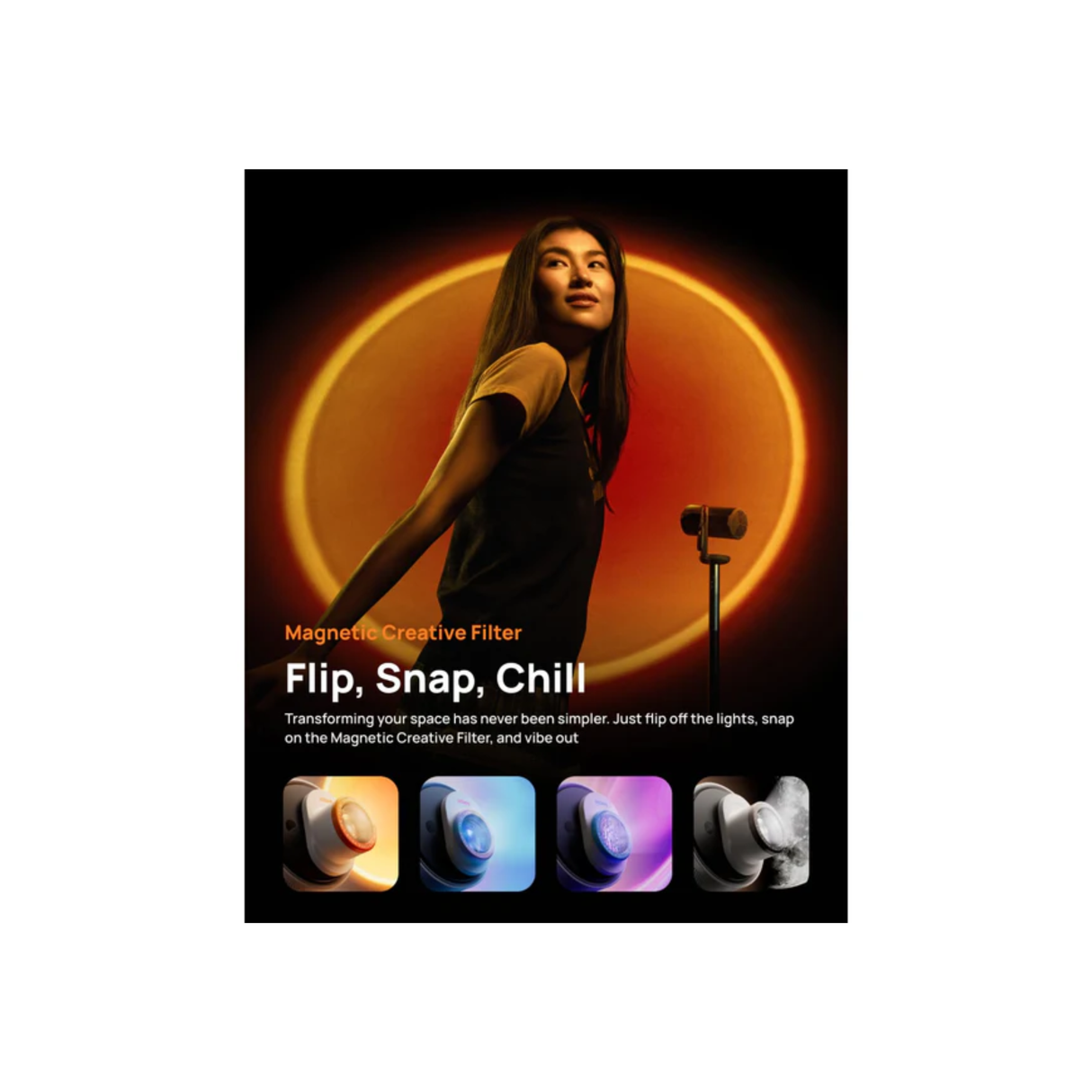 XGIMI MoGo 4 Laser - Full HD Google TV Smart Triple Laser Portable Projector with Built-In Battery