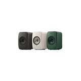 KEF LSX II LT Wireless Streaming Powered/Active Bookshelf Speaker (Pair) (Sage Green)