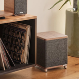 Project T1 EVO Turntable (Black) with Ruark Audio MR1 Mk3 Active Bluetooth Speaker & RS1 Powered Subwoofer (Rich Walnut) (Stereo Bundle Pack)