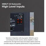 Elac Debut 3.0 DS153 - 15 Inches 600W Powered Subwoofer