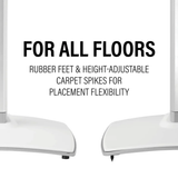 Sanus WSSE3A1 Speaker Stand for Sonos Era 300 (White) (Each)