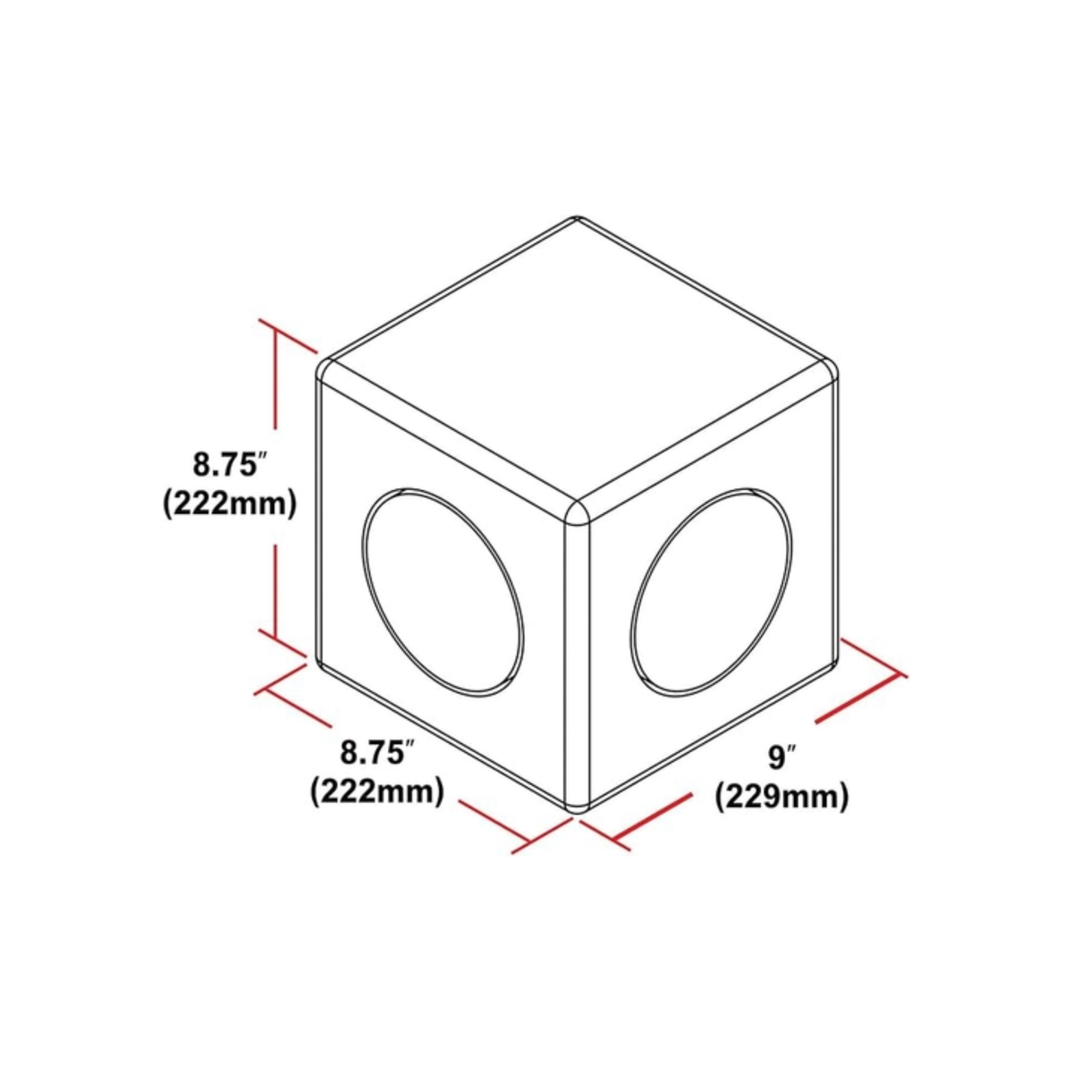 Earthquake MiniMe DSP P63 - Dual 6.5 Inches Micro Powered Subwoofer with App Control (600 Watts)