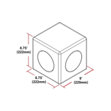 Earthquake MiniMe DSP P63 - Dual 6.5 Inches Micro Powered Subwoofer with App Control (600 Watts)