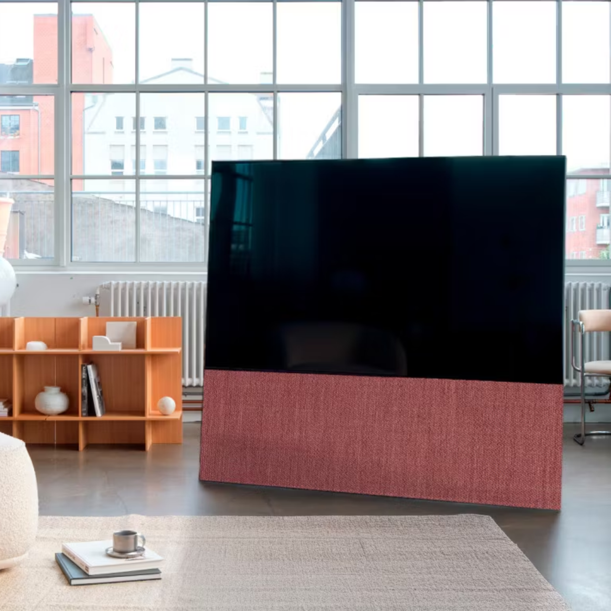 Canvas 85'' Soundbar (Fabric Finish, Burnt Umber)
