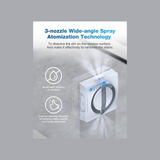 Ecovacs Winbot Omni - Portable Window Cleaning Robot,Intelligent Cleaning with Three-Nozzle Wide-Angle Spray Technology,Win SLAM 4.0 Path Planning,Deep Edge Cleaning,5500Pa Suction Power