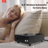 Platin Milan 5.1.4 - Wireless Dolby Atmos Soundbar with Subwoofer