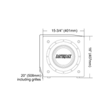 Earthquake LU-12 - 12 Inches Powered Subwoofer with Passive (1200 Watts)